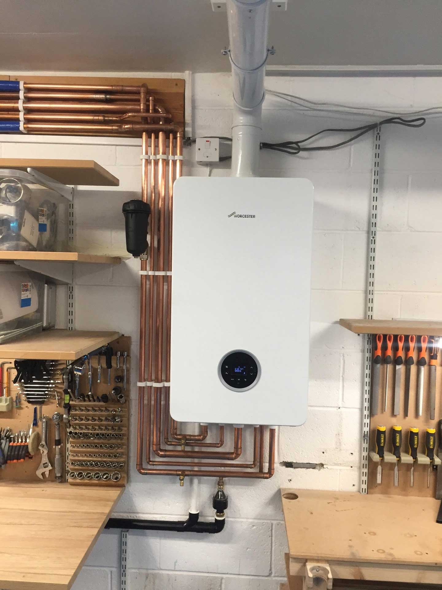 Boiler installation by Morris-Last plumbing and heating services, Rossendale