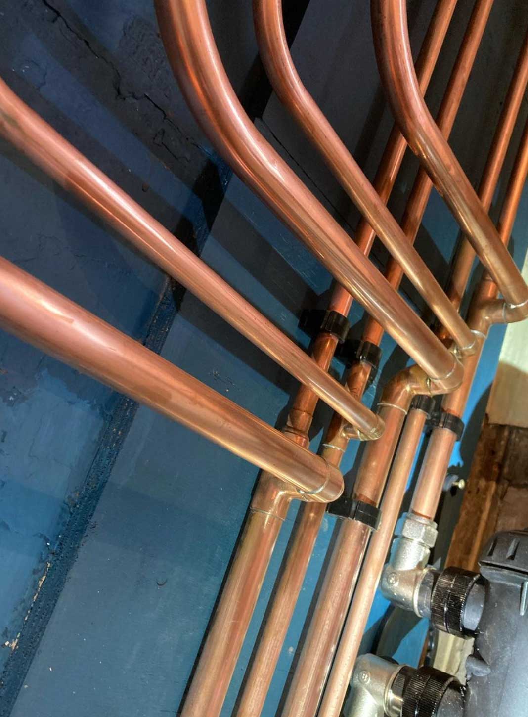 Boiler Pipe work by Morris-Last plumbing and heating services, Rossendale