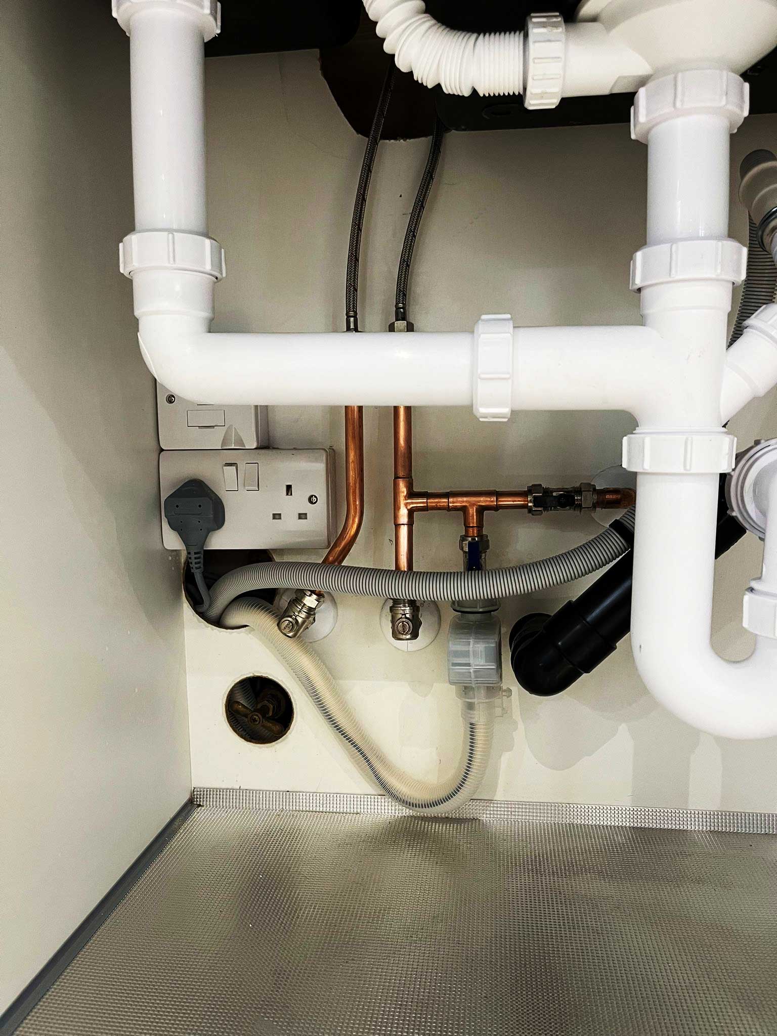 Plumbing of a sink by Morris-Last plumbing and heating services, Rossendale